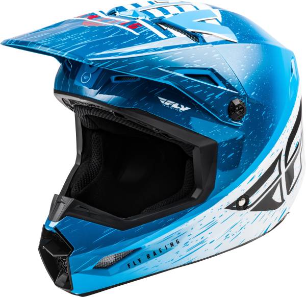 FLY RACING - KINETIC K120 HELMET BLUE/WHITE/RED SM - Image 1