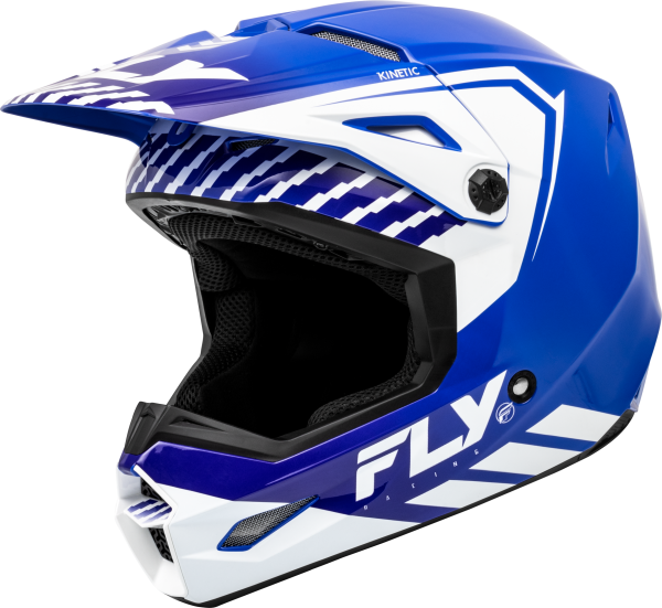 FLY RACING - KINETIC MENACE HELMET BLUE/WHITE XS - Image 1