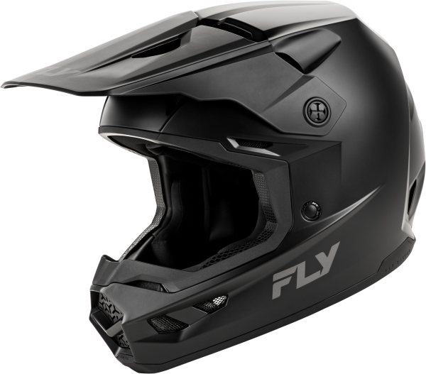 FLY RACING - YOUTH KINETIC SOLID HELMET MATTE BLACK YL - Image 1