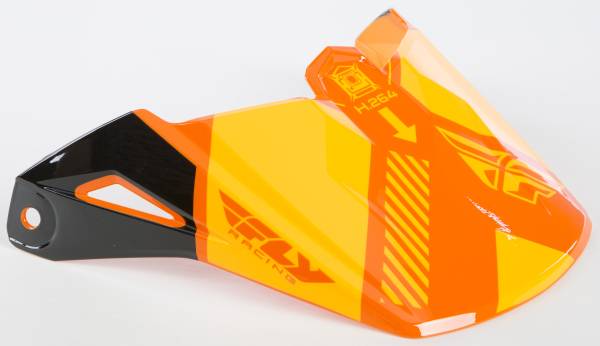 FLY RACING - ELITE ONSET VISOR ORANGE/YELLOW - Image 1