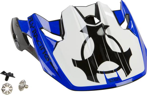 FLY RACING - TOXIN ORIGINAL VISOR BLUE/BLACK/WHITE - Image 1