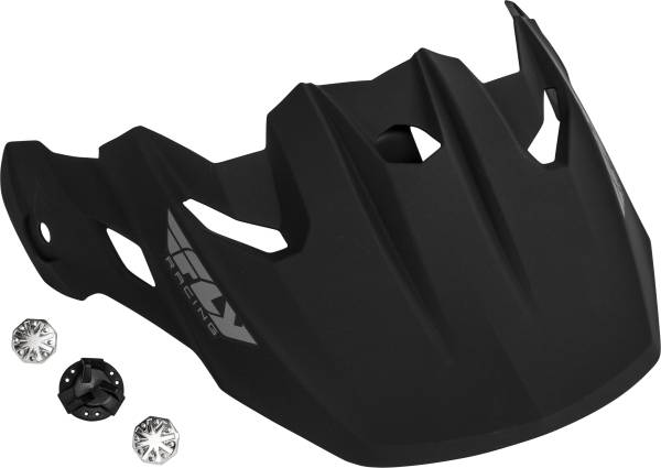 FLY RACING - TOXIN VISOR MATTE BLACK - Image 1