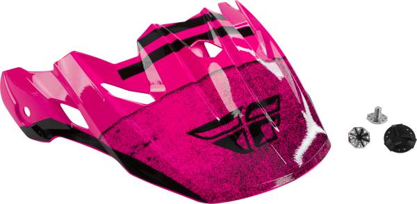 FLY RACING - TOXIN EMBARGO HELMET VISOR PINK/BLACK - Image 1