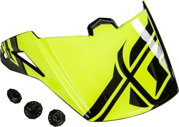 FLY RACING - ELITE GUILD VISOR HI-VIS/GREY - Image 1