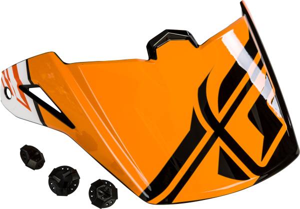 FLY RACING - ELITE GUILD VISOR ORANGE/WHITE/BLACK - Image 1