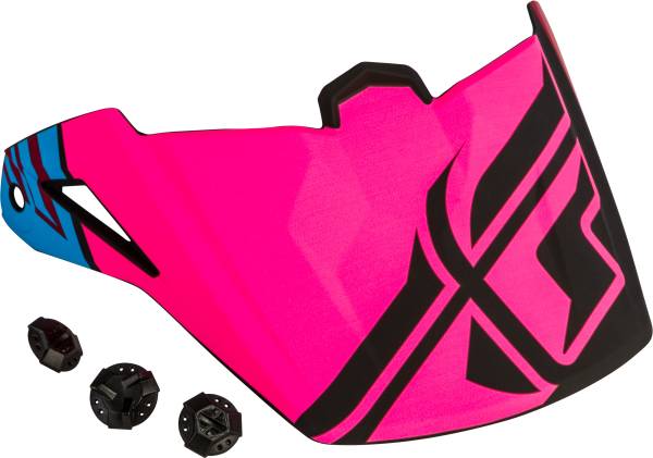 FLY RACING - ELITE GUILD VISOR MATTE PINK/BLUE - Image 1