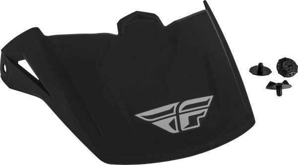 FLY RACING - KINETIC SOLID HELMET VISOR MATTE BLACK - Image 1