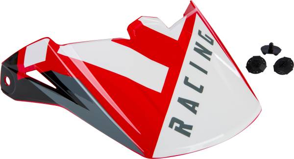 FLY RACING - ELITE VIGILANT HELMET VISOR RED/BLACK - Image 1