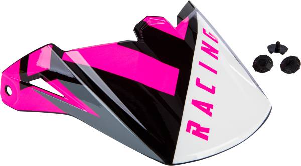 FLY RACING - ELITE VIGILANT HELMET VISOR PINK/BLACK - Image 1