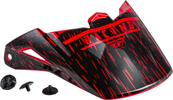 FLY RACING - KINETIC K120 HELMET VISOR RED/BLACK - Image 1