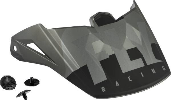 FLY RACING - KINETIC THRIVE HELMET VISOR MATTE DARK GREY/BLACK - Image 1