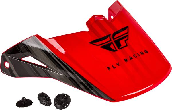 FLY RACING - KINETIC COLD WEATHER VISOR RED/BLACK/WHITE - Image 1