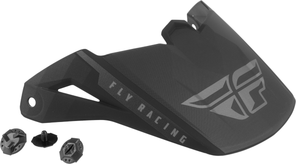 FLY RACING - KINETIC DRIFT HELMET VISOR BLACK/CHARCOAL - Image 1