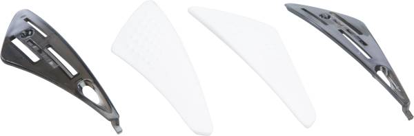 FLY RACING - LUXX FRONT TOP VENT FLAT WHT L R 4 PCS W/SCREWS - Image 1