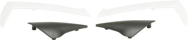 FLY RACING - CONQUEST HELMET REAR/SIDE VENTS WHITE 4/PK - Image 1