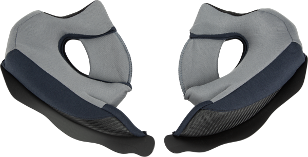 FLY RACING - ODYSSEY CHEEK PADS 2X GREY/BLACK - Image 1