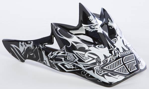 FLY RACING - CHAOS VISOR BLACK/GREY - Image 1