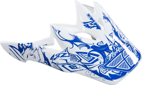 FLY RACING - CHAOS VISOR BLUE/WHITE - Image 1