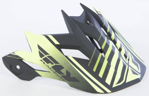 FLY RACING - DEFAULT HELMET VISOR (MATTE BLACK/HI-VIS) - Image 1