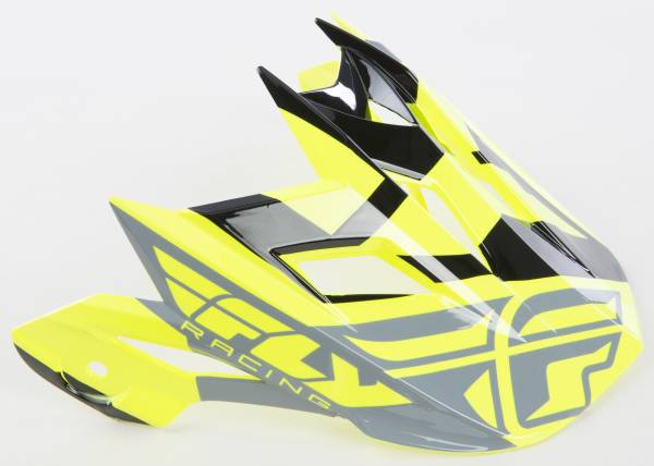 FLY RACING - 2014 DEFAULT VISOR HI-VIS/BLACK - Image 1