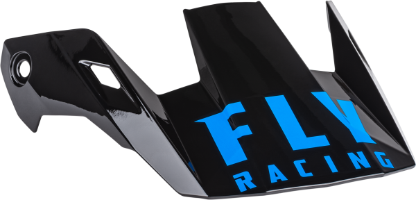 FLY RACING - RAYCE HELMET VISOR BLACK/BLUE XS-LG - Image 1