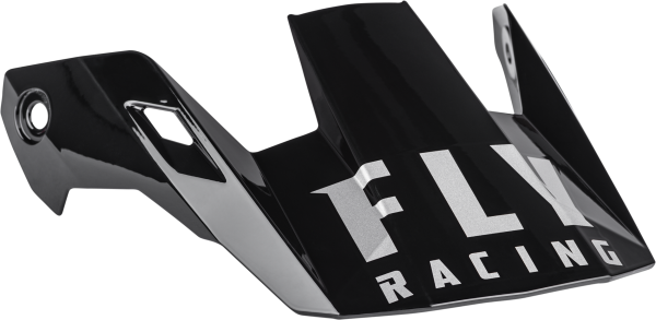 FLY RACING - RAYCE HELMET VISOR BLACK/WHITE XS-LG - Image 1