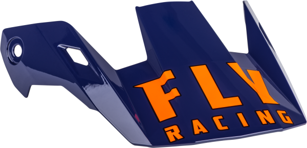 FLY RACING - RAYCE HELMET VISOR NAVY/ORANGE/RED XS-LG - Image 1