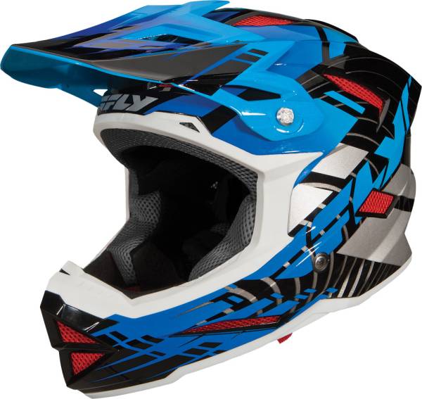 FLY RACING - DEFAULT HELMET BLACK/BLUE L - Image 1