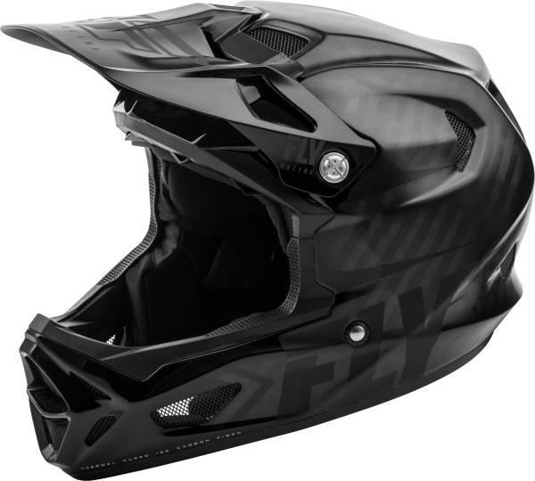 FLY RACING - WERX CARBON HELMET BLACK/CARBON LG - Image 1