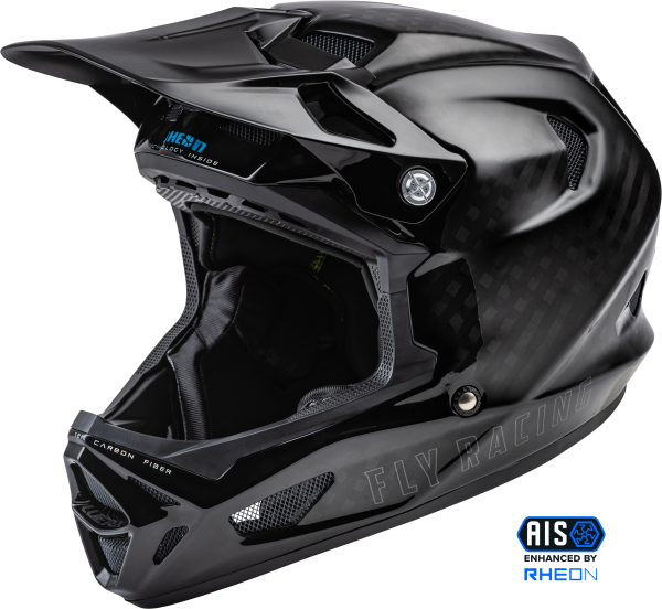 FLY RACING - WERX-R CARBON HELMET BLACK CARBON 2X - Image 1