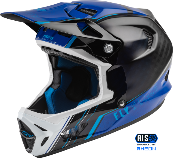 FLY RACING - WERX-R HELMET BLUE/CARBON 2X - Image 1