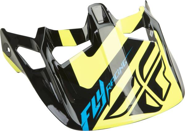 FLY RACING - WERX ULTRA HELMET VISOR BLACK/HI-VIS - Image 1