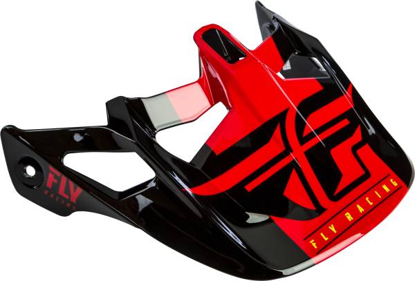 FLY RACING - WERX IMPRINT VISOR BLACK/RED - Image 1