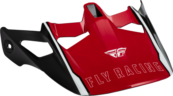 FLY RACING - WERX-R HELMET VISOR RED CARBON - Image 1