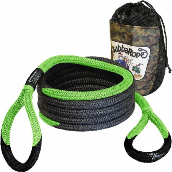 BUBBA ROPES - 5/8" X20' SIDEWINDER UTV RECOVERY ROPE GREEN EYES - Image 1