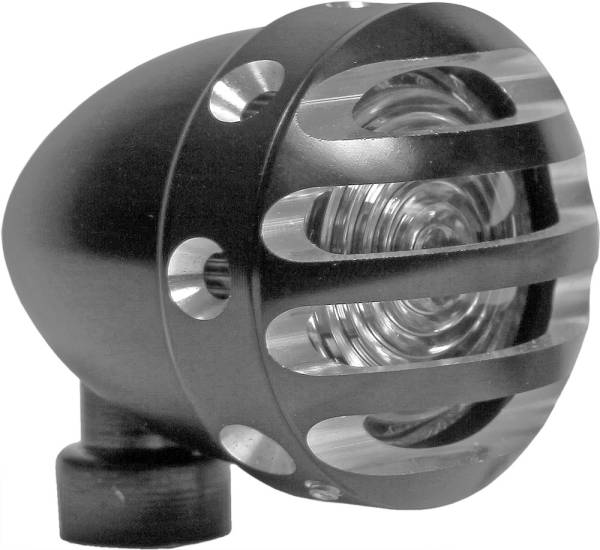 WEST-EAGLE - DRILLED MINI FINNED TAILLIGHT BLACK - Image 1