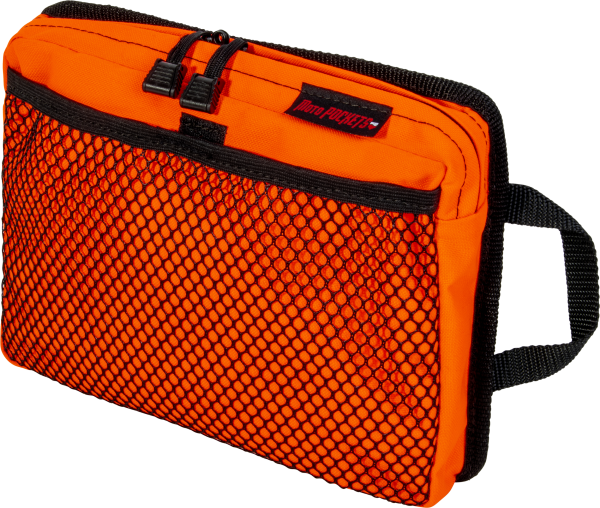 MOTO POCKETS - TOP CASE BAG HIGH-VIS ORANGE 11X9X2 - Image 1