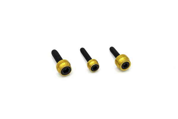 SANTORO FABWORX - CHACHO'S BOLT KIT GOLD M8 ENG TRANS PRIM BLK - Image 1