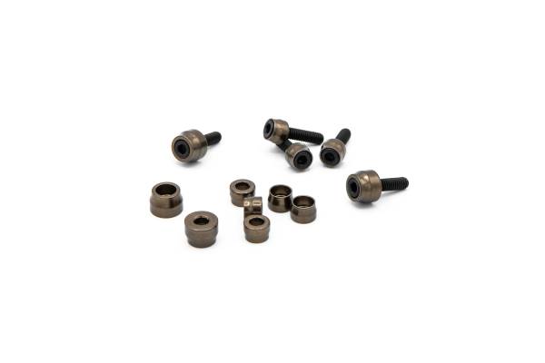 SANTORO FABWORX - CHACHO BOLT KIT BRONZE M8 ENG TRANS PRIM BLK - Image 1