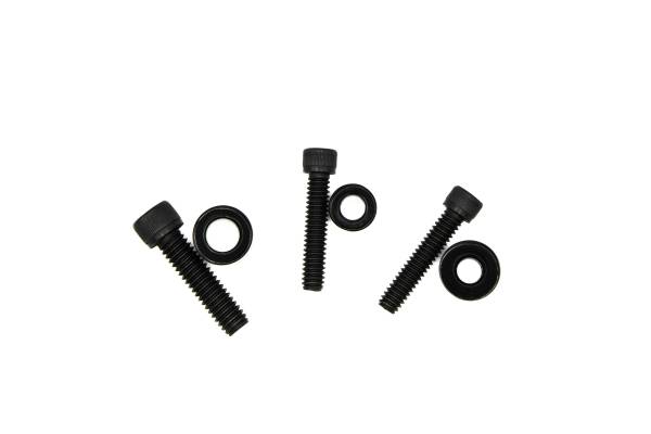 SANTORO FABWORX - BLACK BOLT KIT W/WASHERS M8 - Image 1