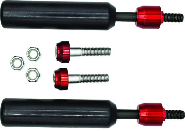 SANTORO FABWORX - SHOCK MOUNT SLIDERS RED DYNA 09-17 - Image 1