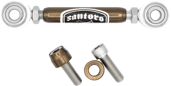 SANTORO FABWORX - SHIFT LINKAGE MID-CNTRL BRONZE M8 SOFTAIL - Image 1