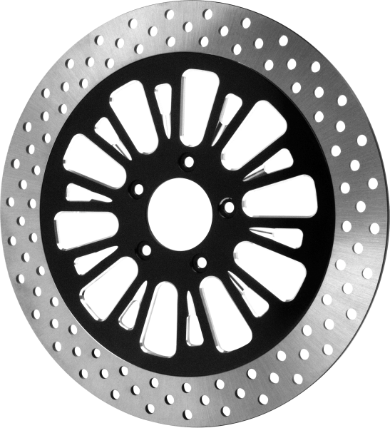 HAWG HALTERS INC - 13" FRONT BRAKE ROTOR 2.22" ID BLACK CARRIER - Image 1