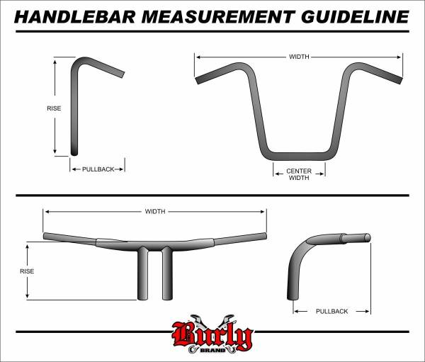 BURLY BRAND - GORILLA 10" APEHANGERS 1.25" BLACK - Image 1