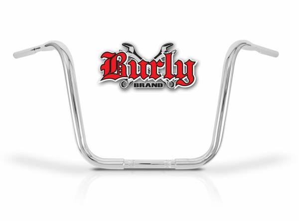 BURLY BRAND - GORILLA 14" APEHANGERS 1.25" CHROME - Image 1