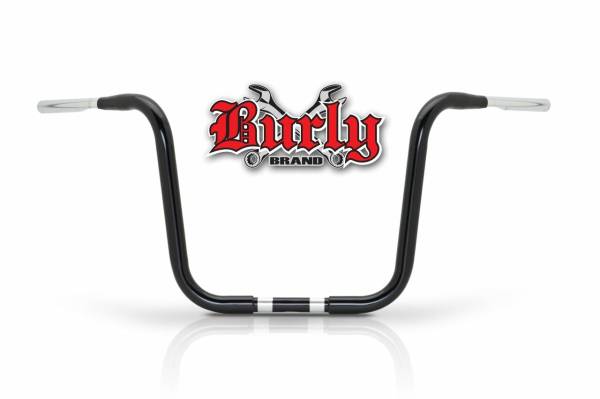 BURLY BRAND - GORILLA 14" APEHANGERS 1.25" BLACK - Image 1