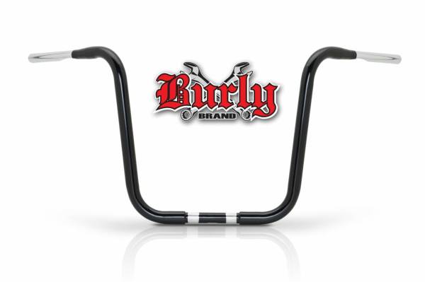 BURLY BRAND - GORILLA 16" APEHANGERS 1.25" BLACK - Image 1