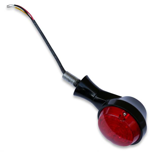 BURLY BRAND - LED TURN SIGNAL RED UNIV BLACK PR - Image 1