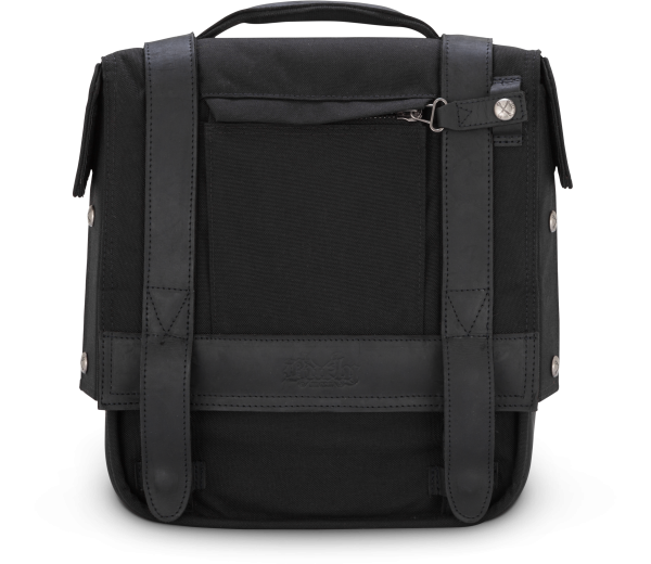 BURLY BRAND - SINGLE SADDLEBAG BLACK - Image 1