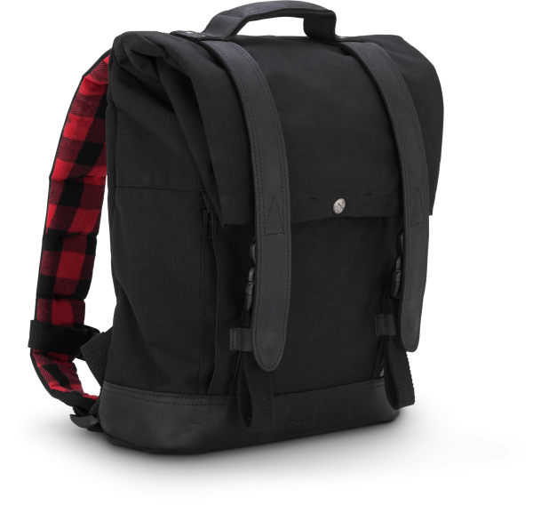 BURLY BRAND - BACK PACK BLACK - Image 1